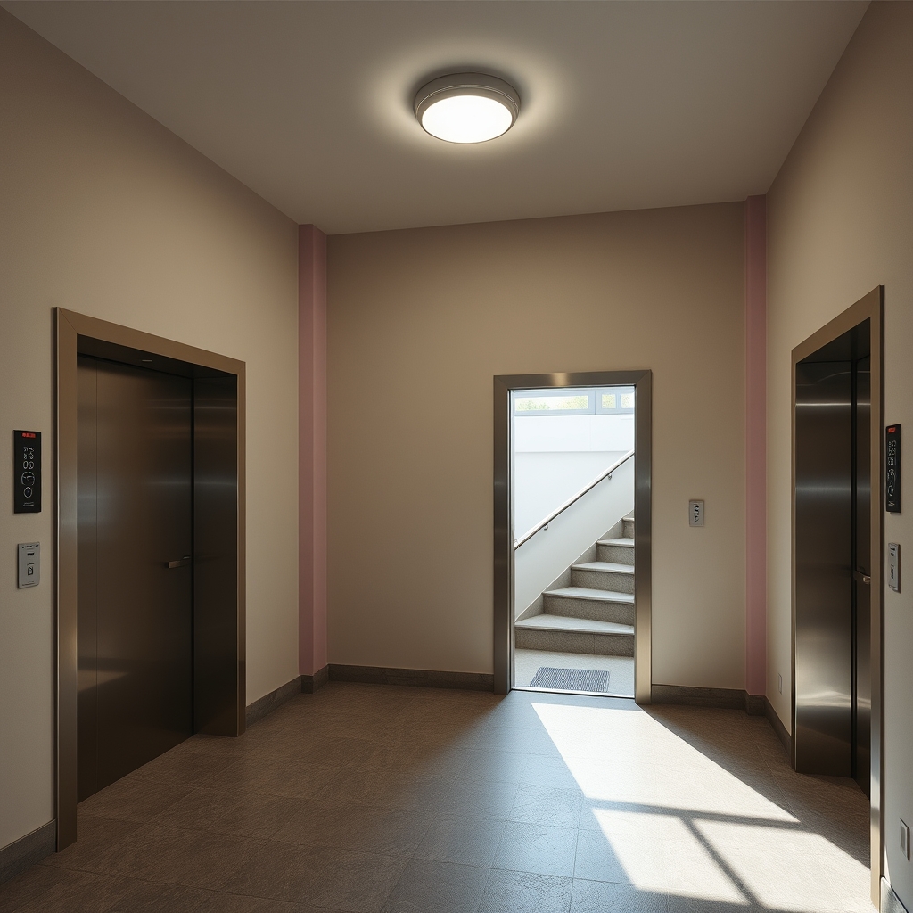 Uredan lift i ulazni hol stambene zgrade